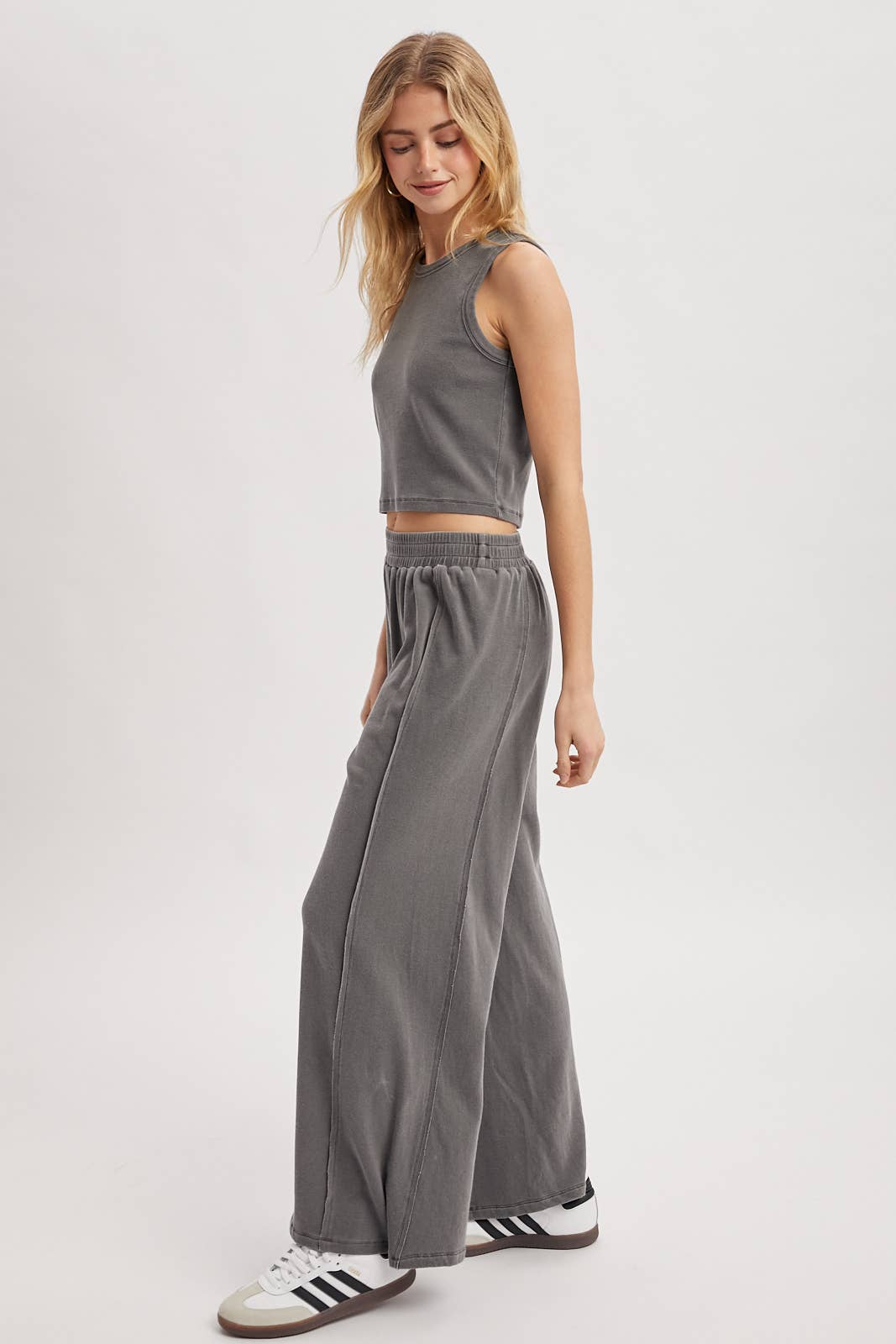 Knit Tank & Palazzo Pants Set (Sold Separately)
