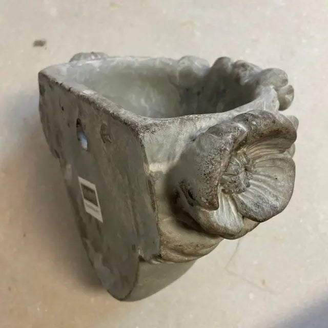 Wall Art Cement Girl Planter