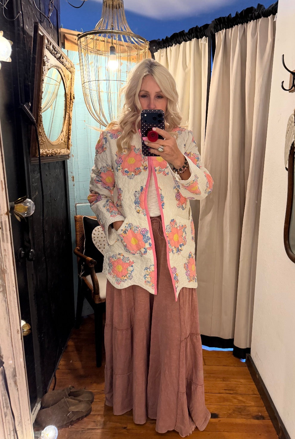 Quilted Handmade Long Sleeve Jacket