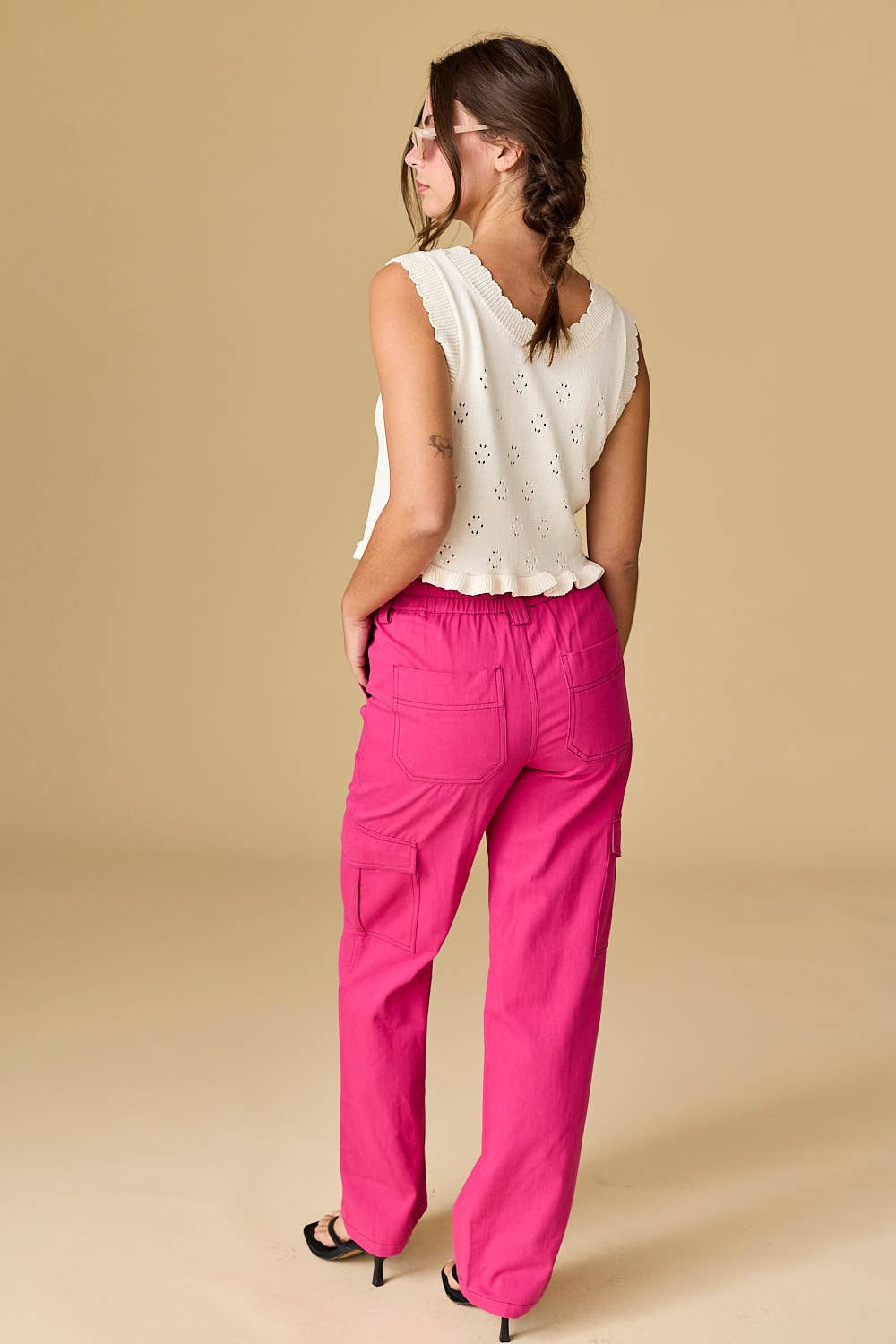 Stella Ruffle Sweater Top