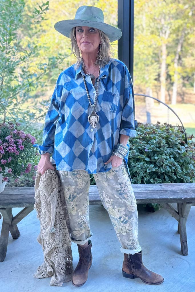 Jaded Gypsy Starburst Top - Royal Diamond