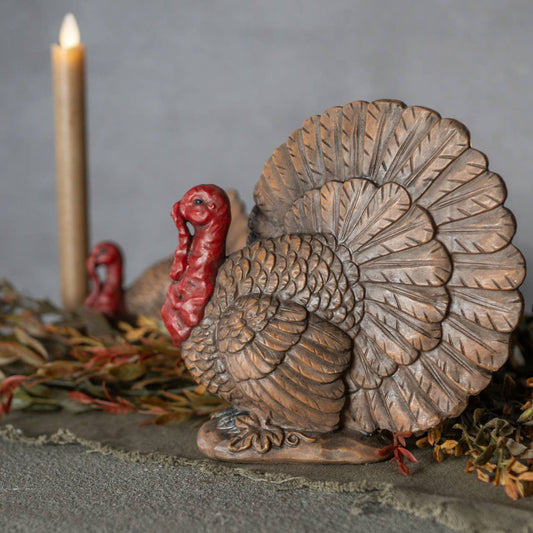 Brown & Red Tabletop Turkey