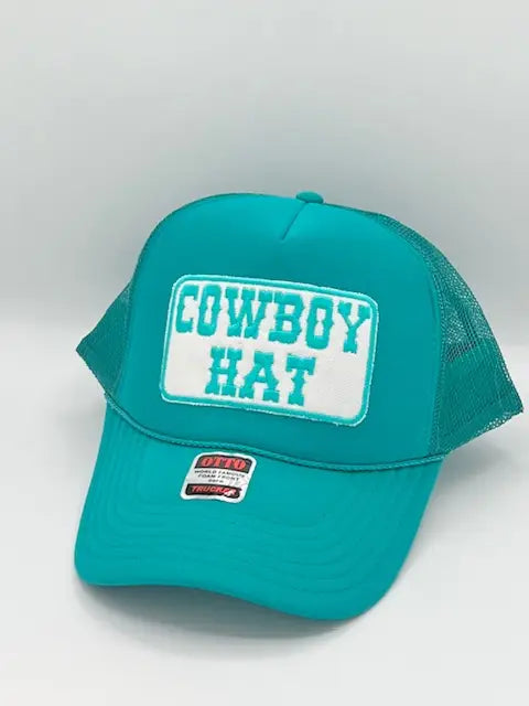 Cowboy Hat Color Foam Trucker Hat