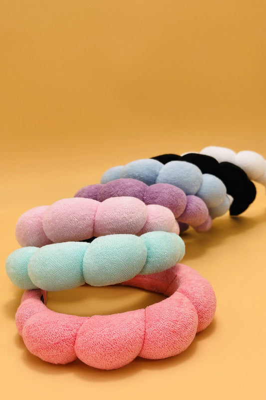 Spa Sponge Terry Towel Headband for Beauty