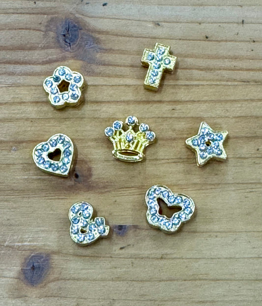 Rhinestone Shapes Charms