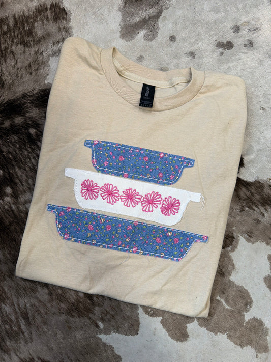 Vintage Bowl Daisy Tee - Floral