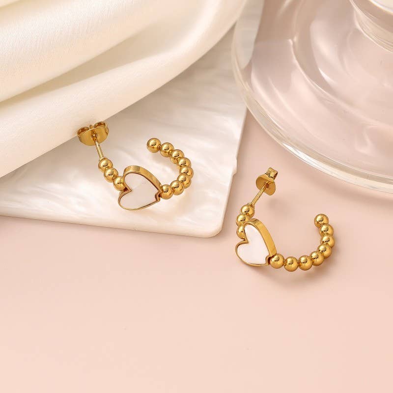 18K Stainless Steel Tarnish Free Waterproof Hoop