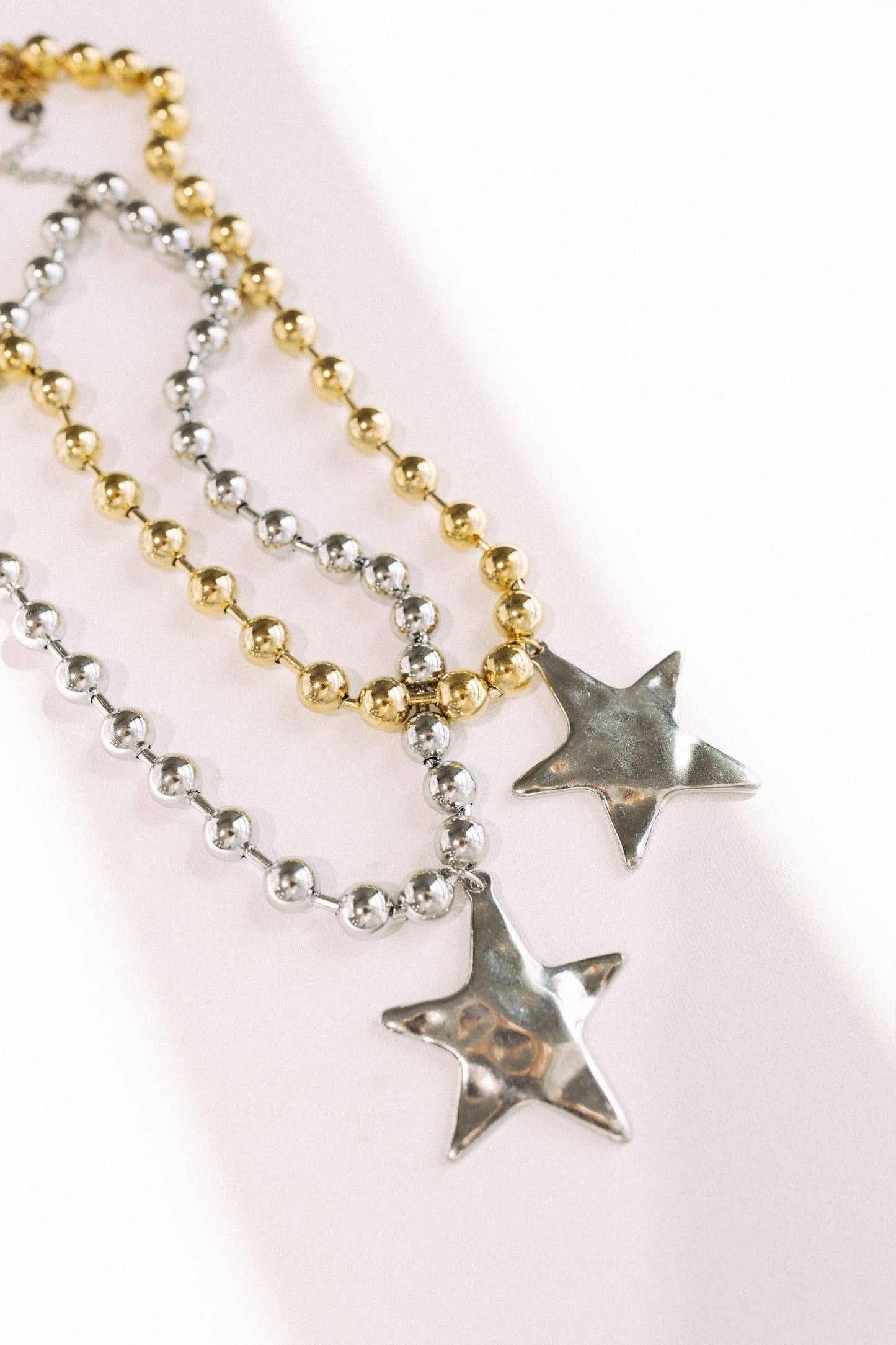 Barb & Star Necklace || Silver Star