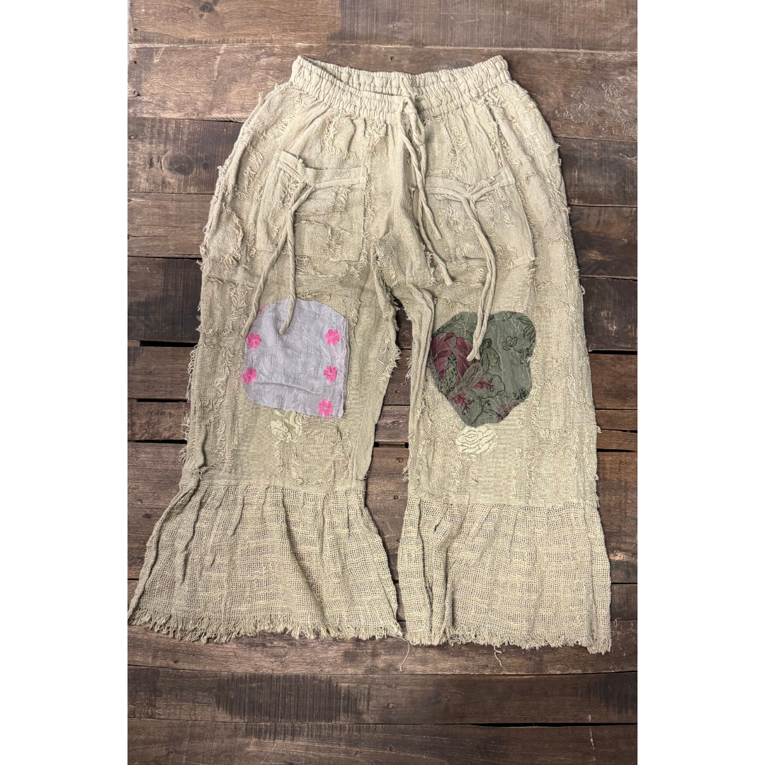 Jaded Gypsy Moonmoss Ruffle Pant