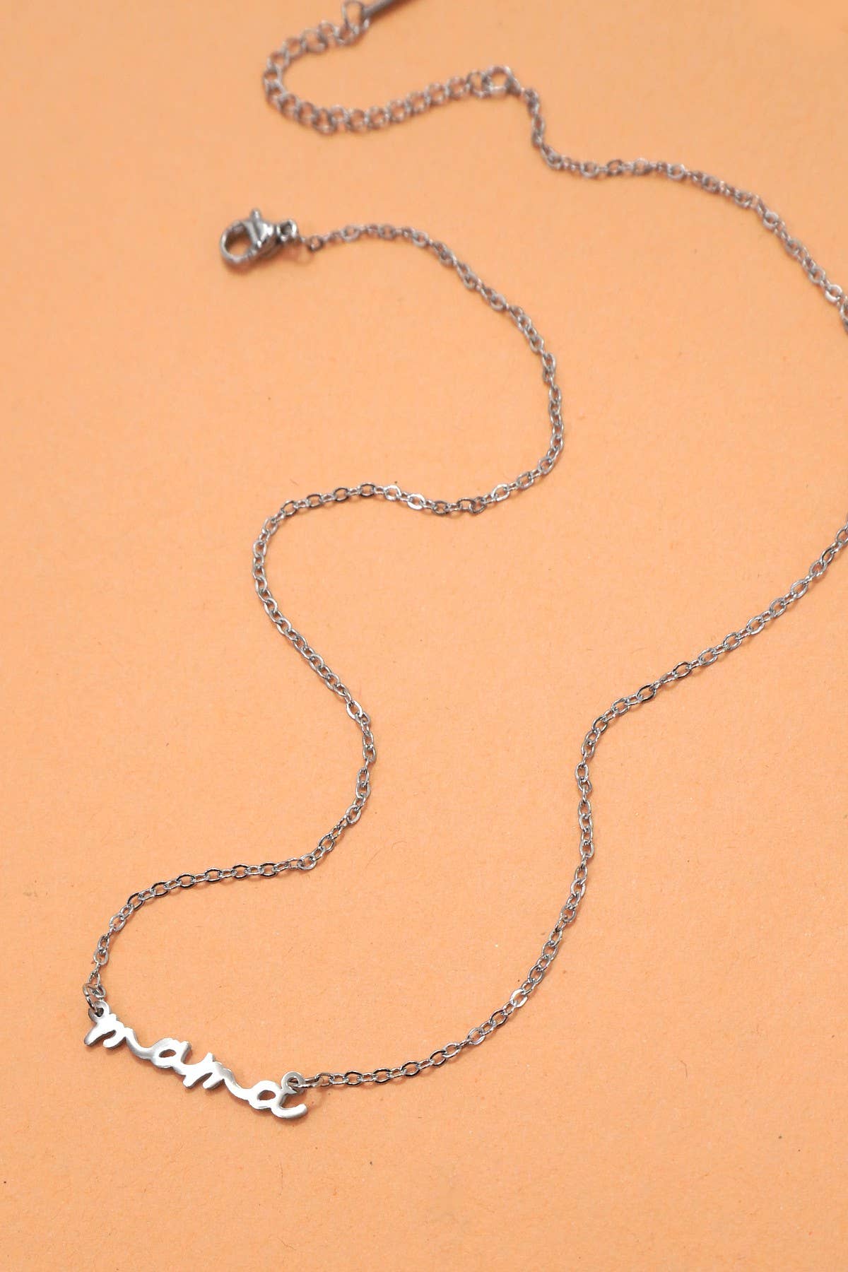 18K Stainless Steel Tarnish Free Mama Necklace