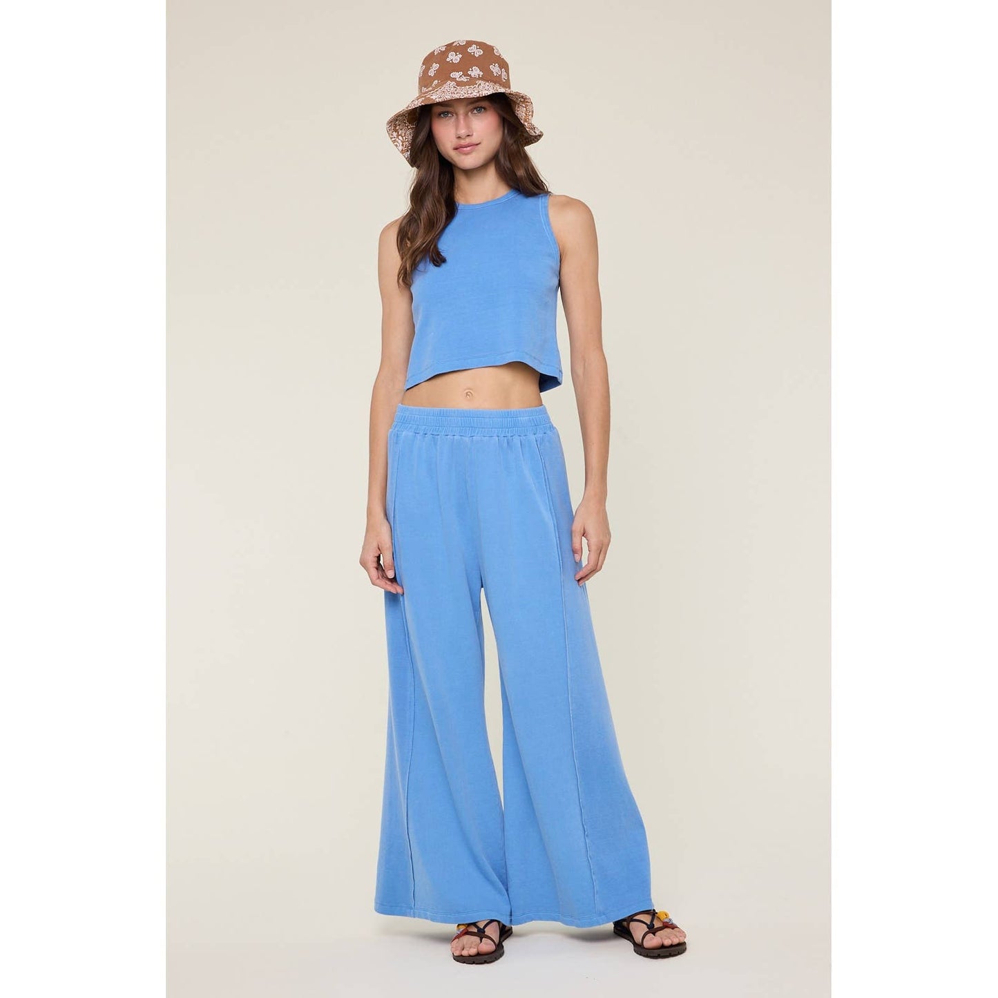 Knit Tank & Palazzo Pants Set (Sold Separately)