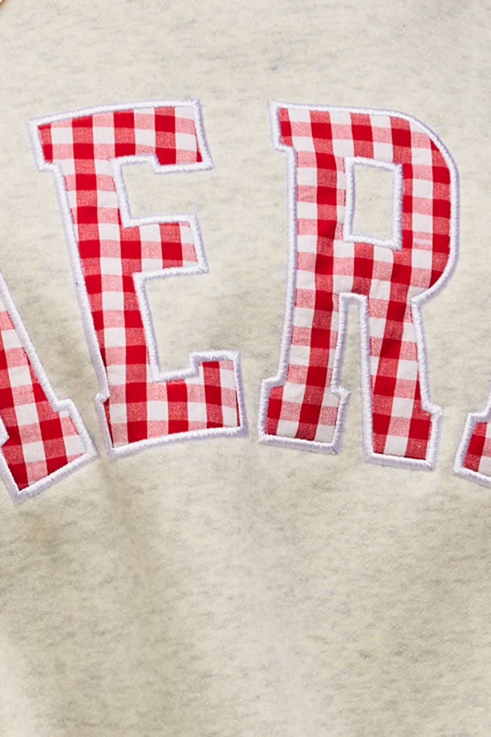 "MERRY" Varsity Mock Neck Sweatshirt
