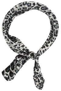 Olive & Pique Leopard Print & Horse Bit Neckerchief