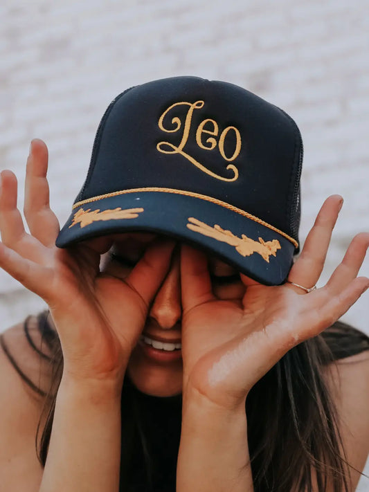Leo Gold Trucker Hat
