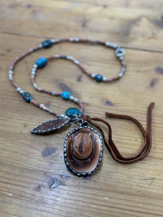 Harley & Maude Cowboy Hat Necklace