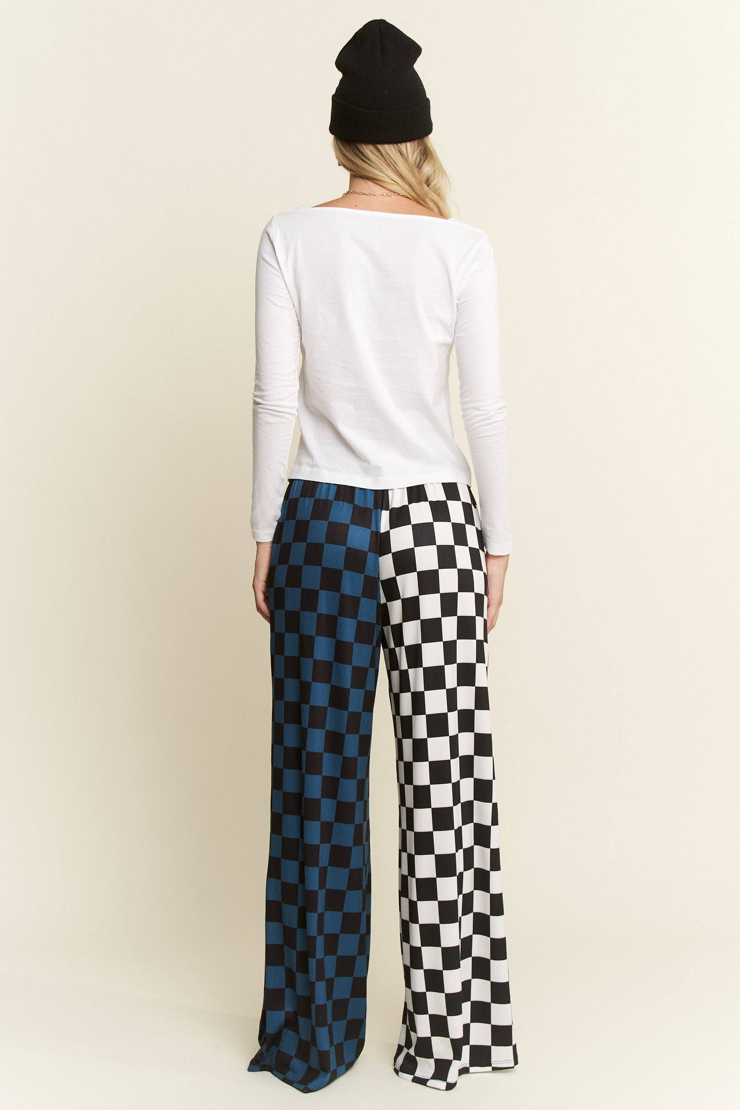 Split Decision Checkered Pants