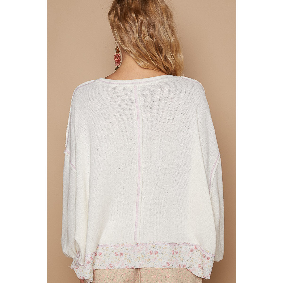 Round Neck Long Sleeve Love Top