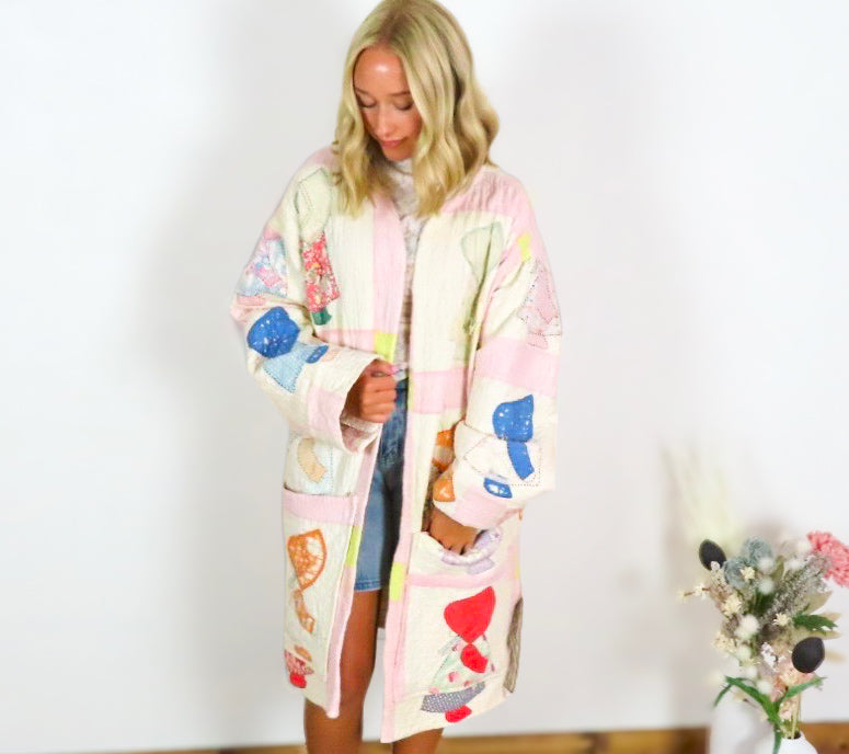 Vintage Sunbonnet Sue Quilt Jacket