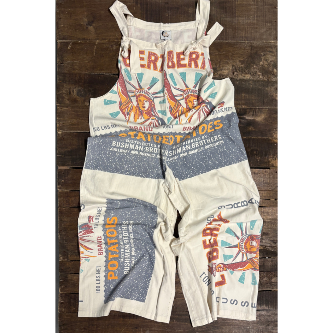 Jaded Gypsy Market Fresh Overalls - Liberty