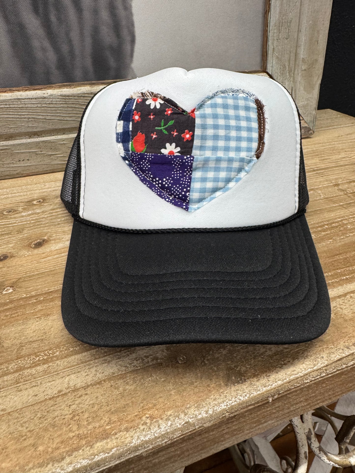 Quilted Heart Trucker Hat