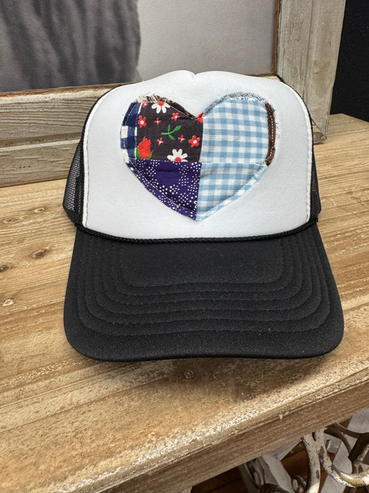 Quilted Heart Trucker Hat