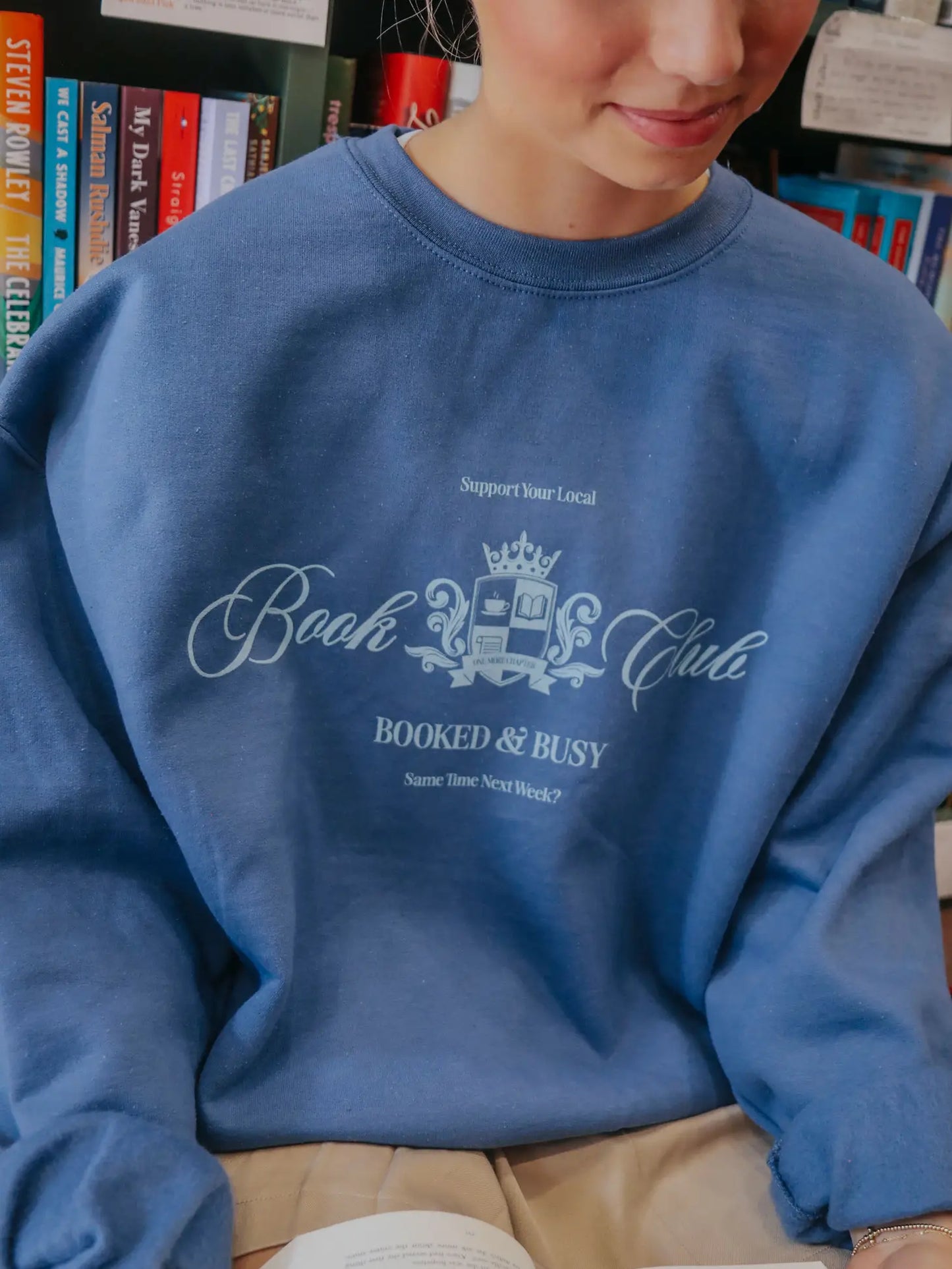 Book Club Sweatshirt X Jo Johnson Overby