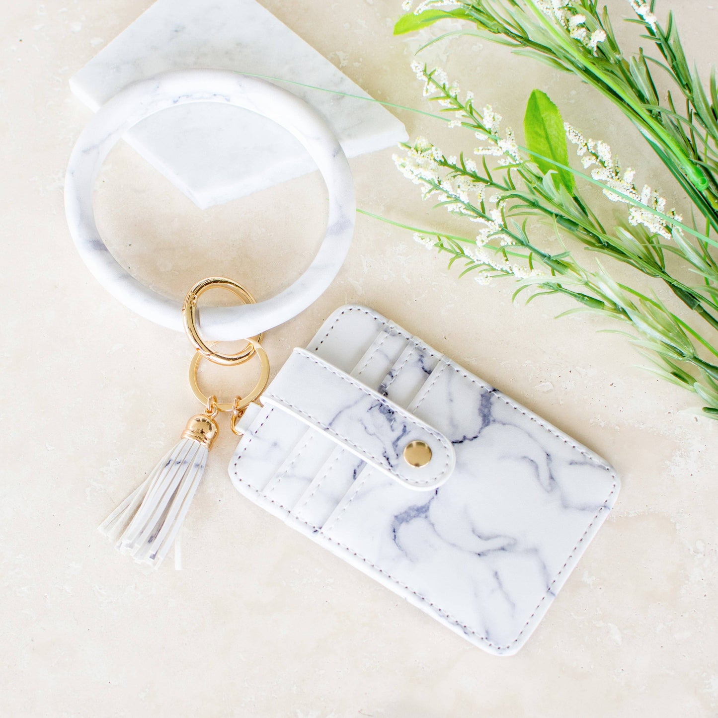 Key Ring Wallet Bracelet