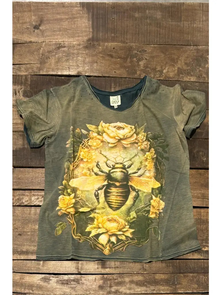 Jaded Gypsy Moon Dance Tee - Buzzing Around