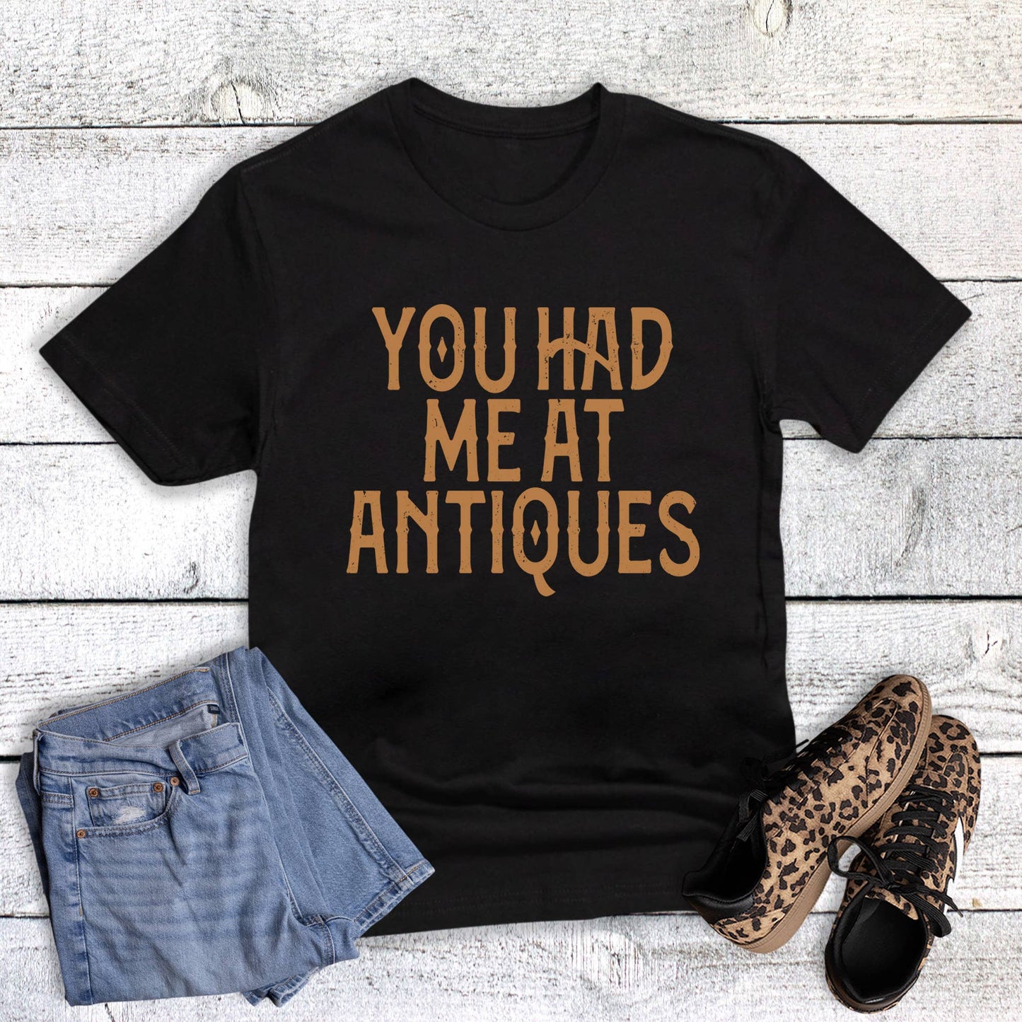 You Had Me at Antiques Graphic Tee