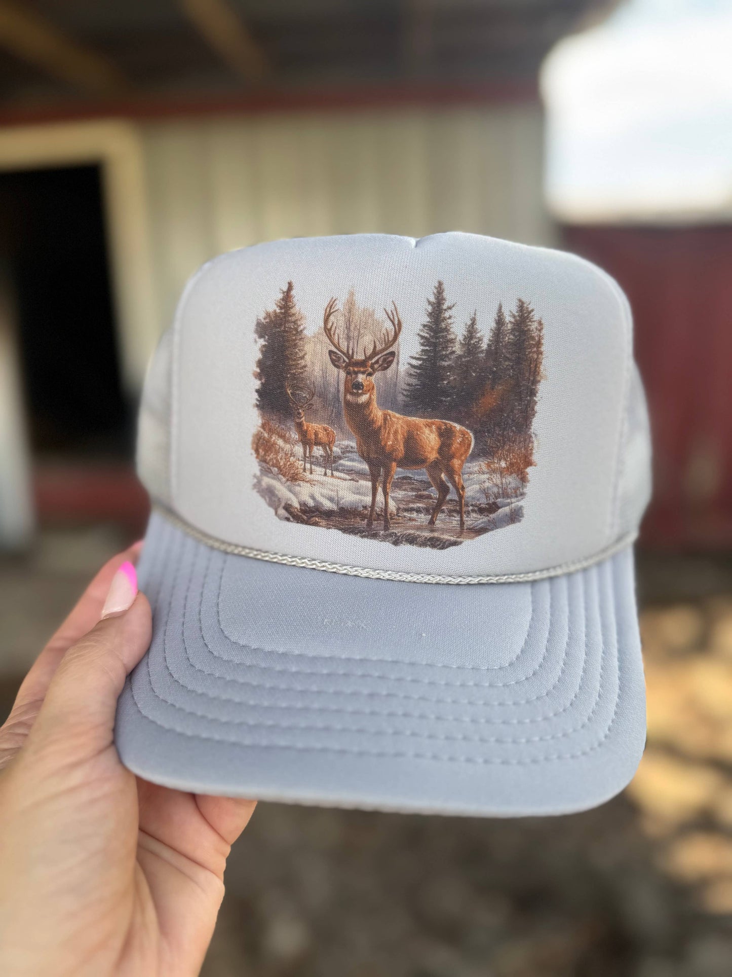 Retro Deer Trucker Cap
