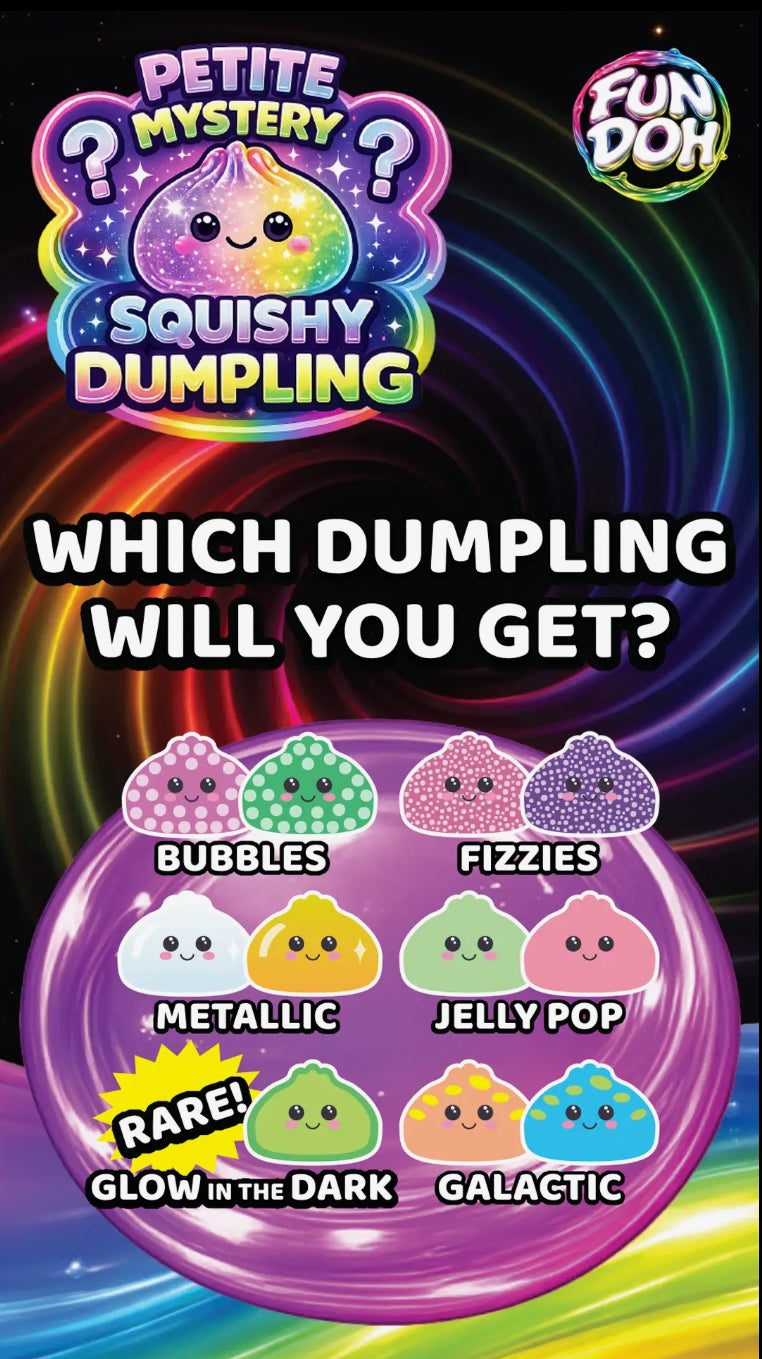 Fun Doh Squishy Mystery Mini Petite Dumpling