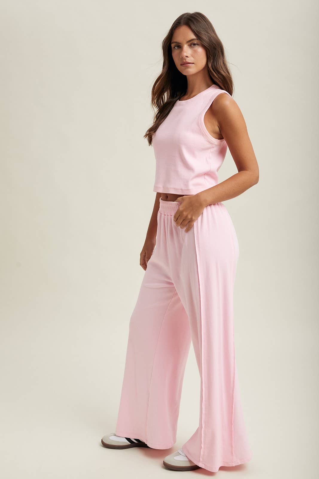 Knit Tank & Palazzo Pants Set (Sold Separately)