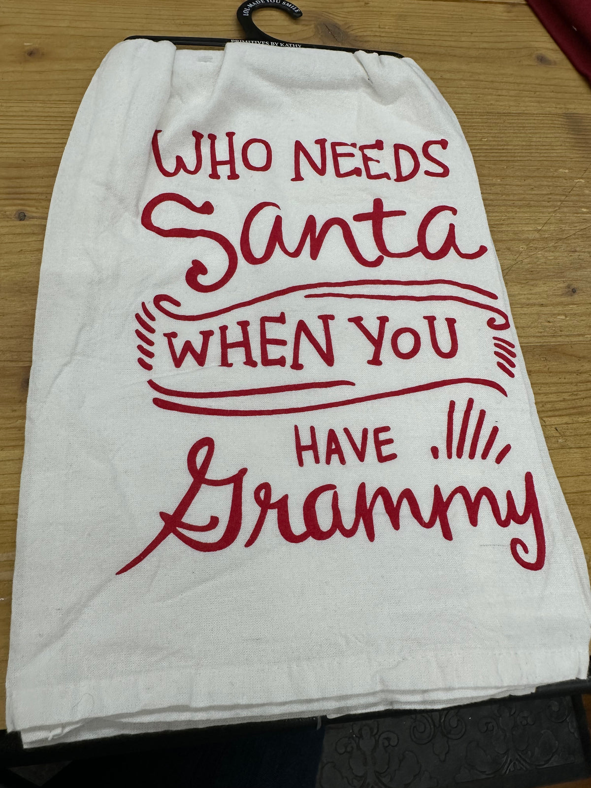 Christmas Grammy hand towel