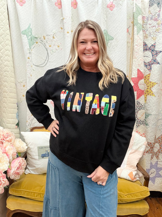 Quilted VINTAGE Sweatshirt
