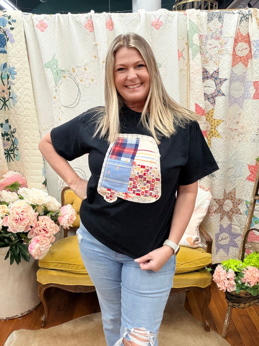 Quilted State of Alabama Tee