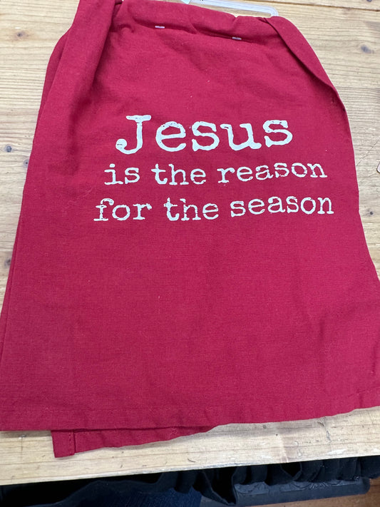 Jesus is the reason for the season hand towel