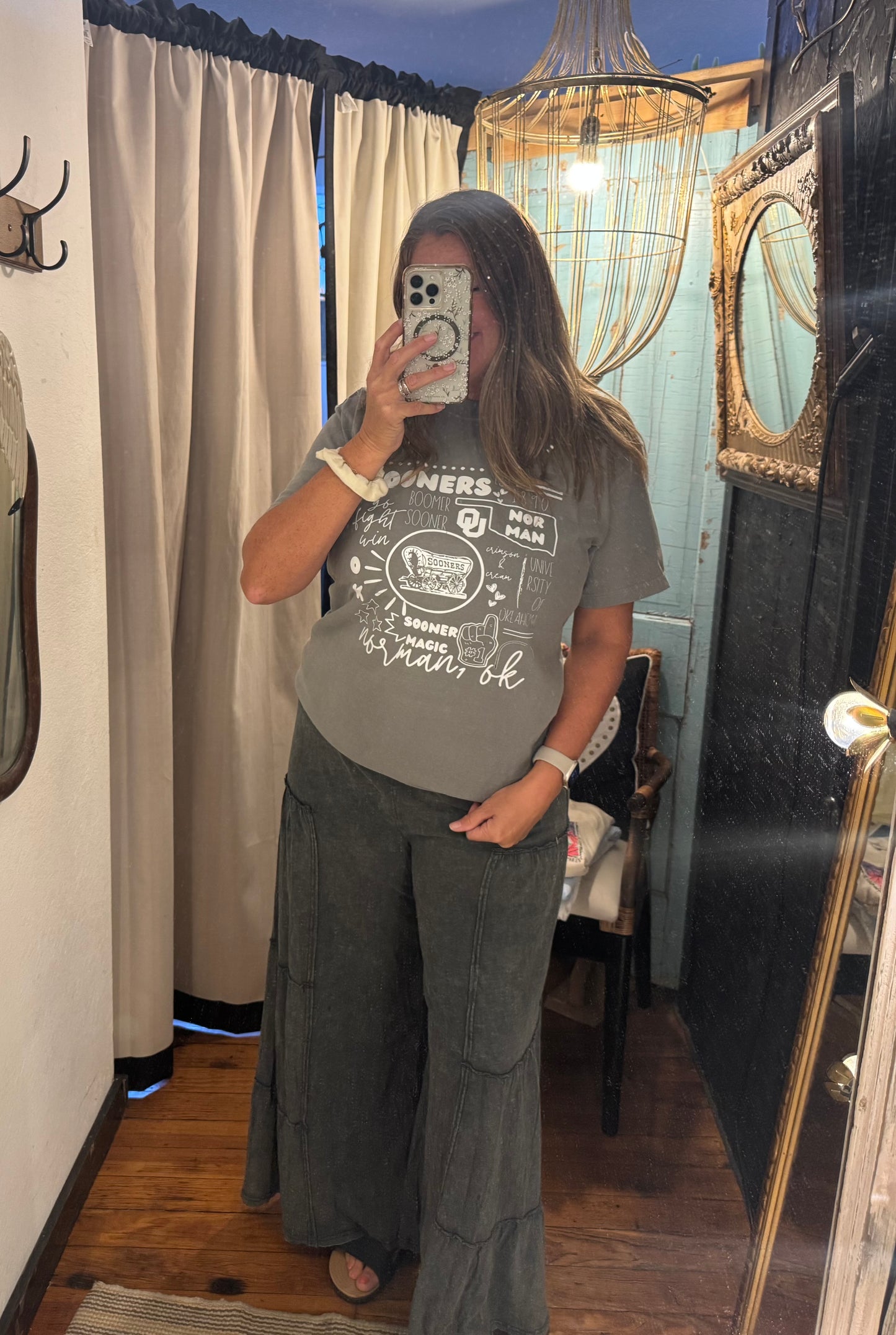 Boomer Sooner OU Tee - Grey