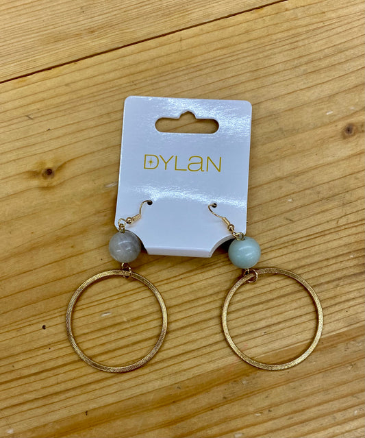Earring Brea-Amazonite