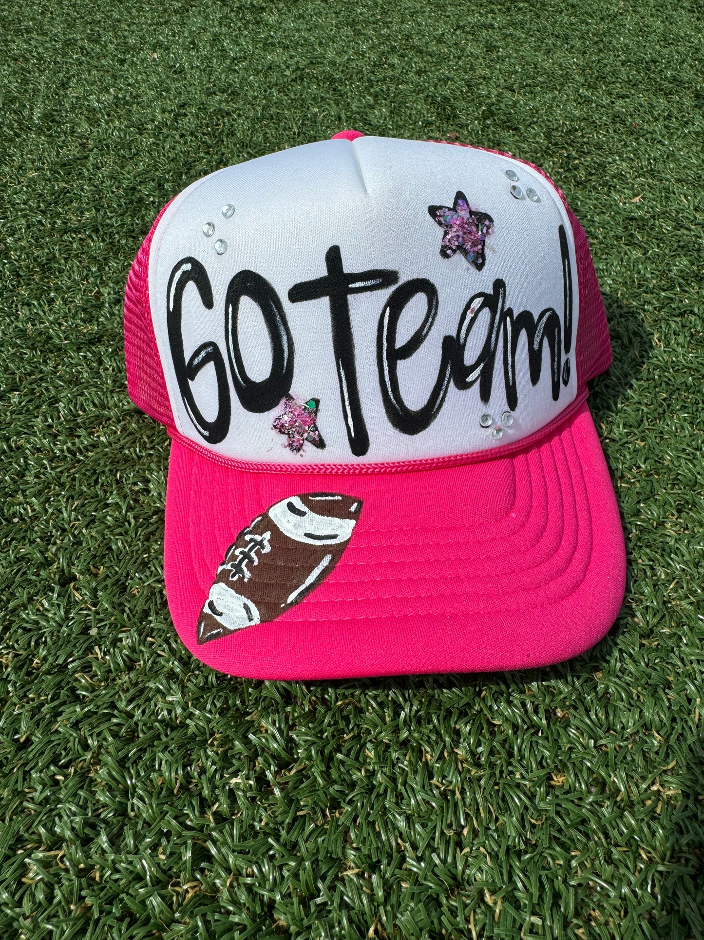 Go Team Football Trucker Hat