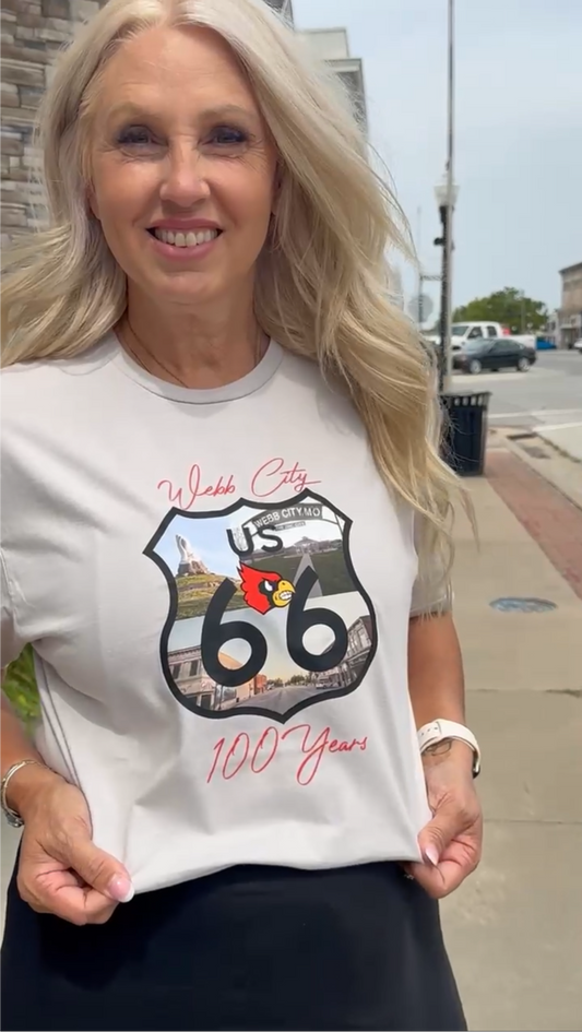 Webb City Route 66 Tee