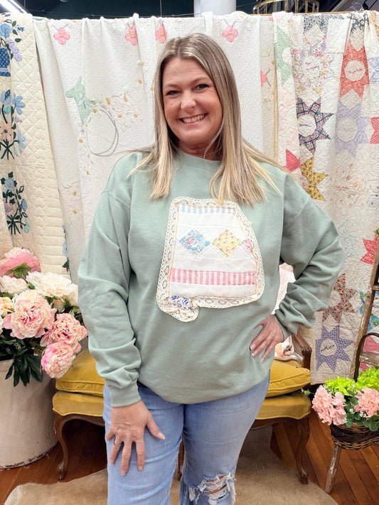 Quilted State of Alabama Sweatshirt