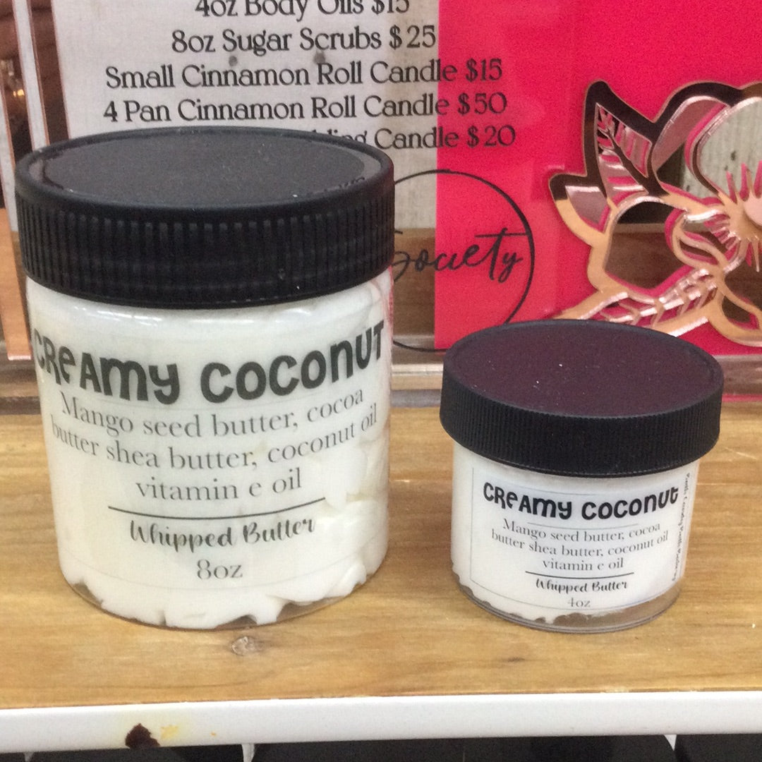 “Creamy Coconut” Whipped Body Butter