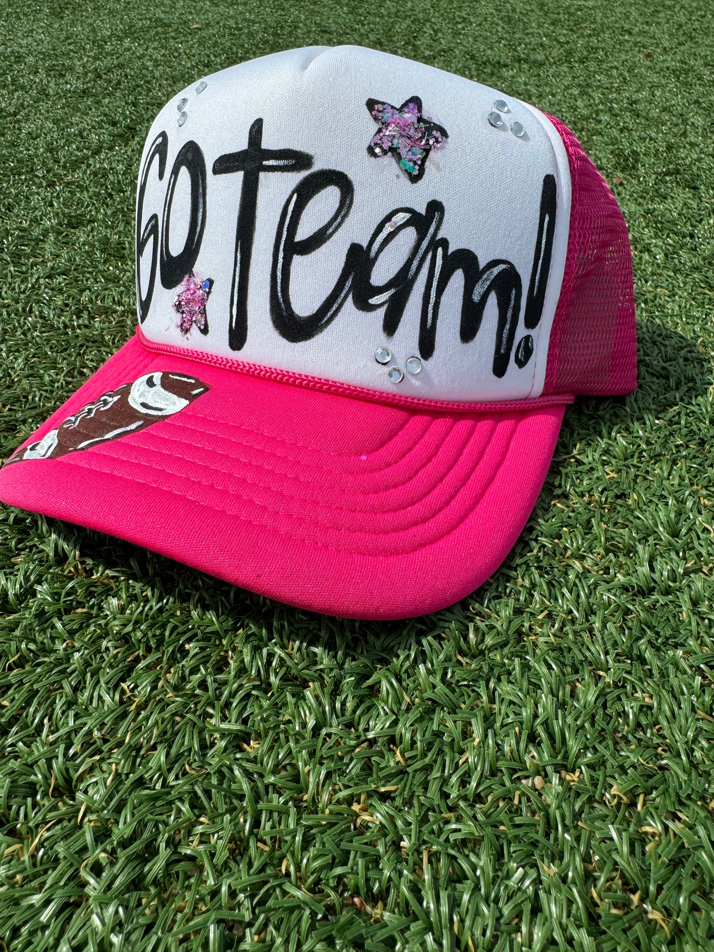 Go Team Football Trucker Hat