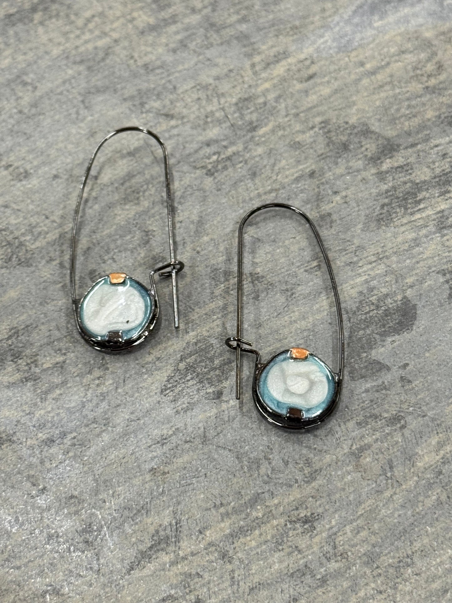 Safety Pin Shaped Earrings