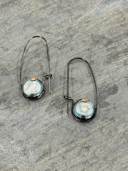 Safety Pin Shaped Earrings