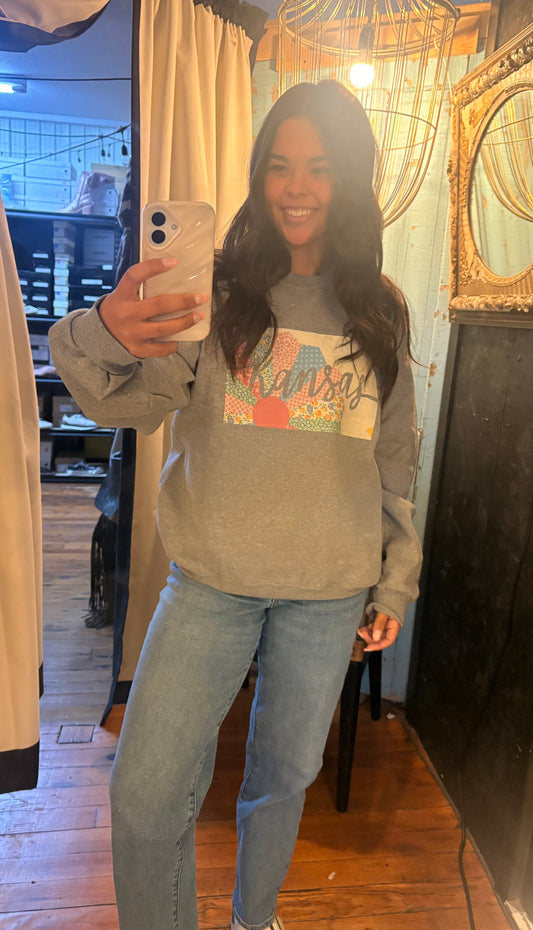 Quilted Kansas Sweatshirt