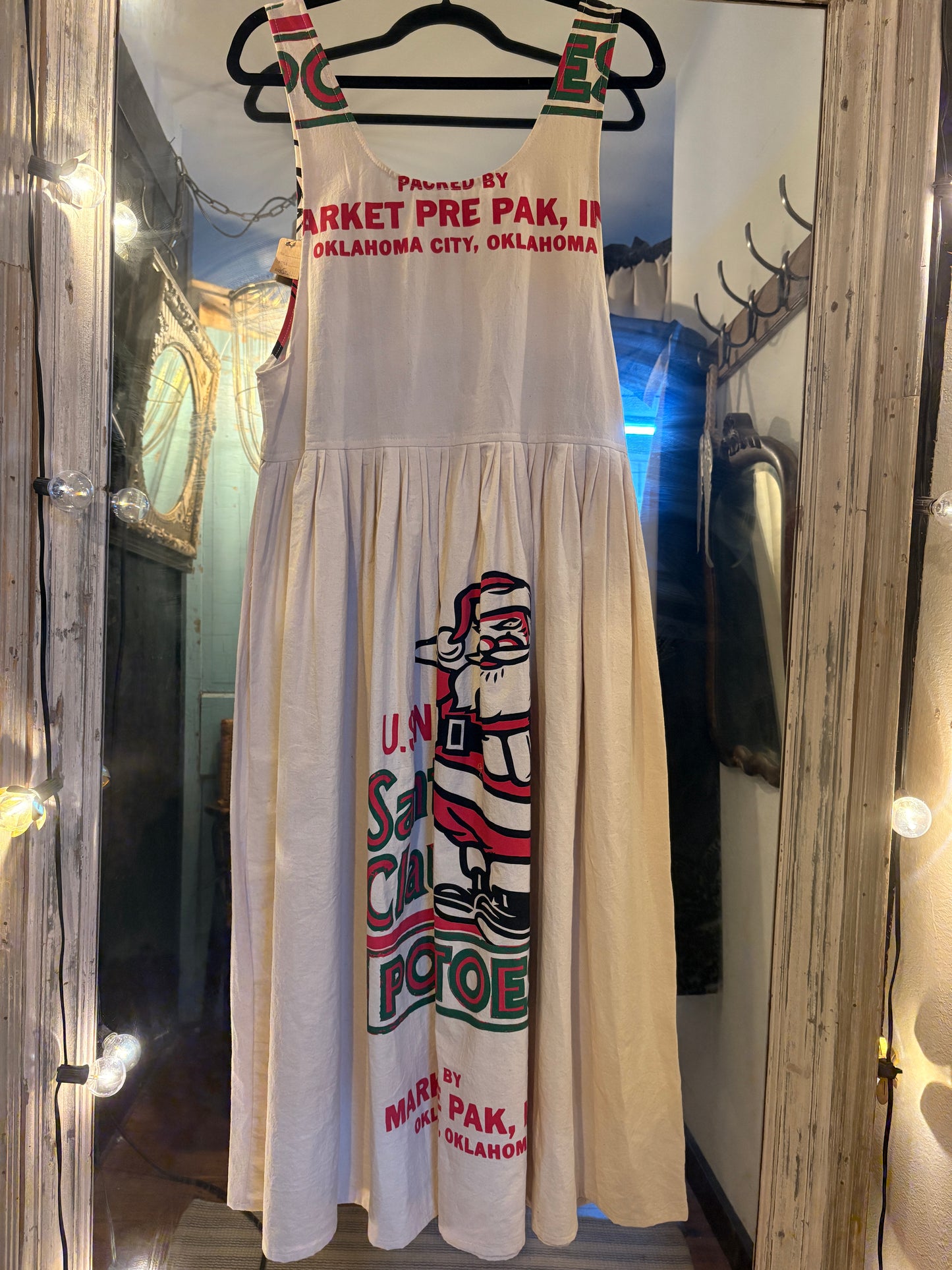 Santa Feed Sack Dress