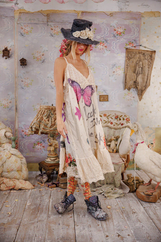 Magnolia Pearl Eyelet Avril Tank Dress - Moonlight