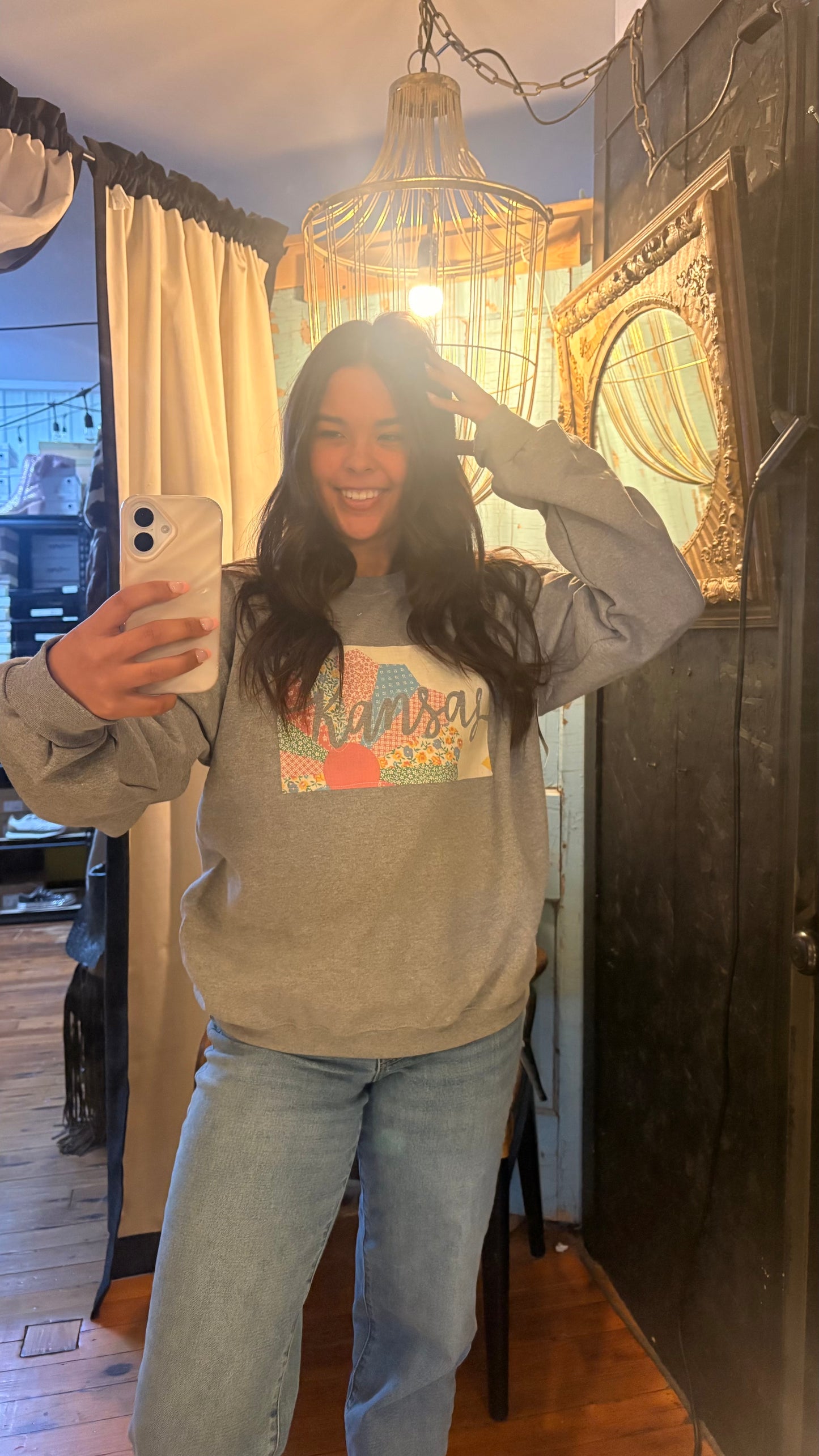 Quilted Kansas Sweatshirt