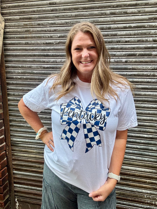 Check Bow Kentucky Tee